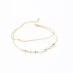 Gold Evil Eye Bracelet