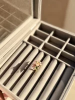 Pink Flower Ring - Image 2