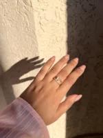 Studded Butterfly Ring - Image 2