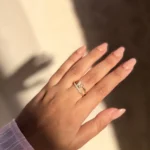 Studded Butterfly Ring