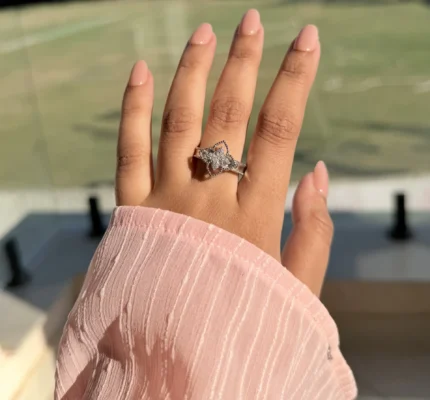 Silver Clover Ring