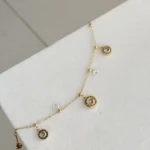 Stone Charm Bracelet