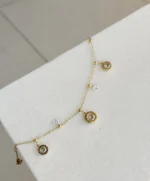 Stone Charm Bracelet