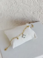 Linked Clover Charm Bracelet - Image 2