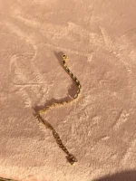 Gold Thin Wrist Bracelet (Baby Size) - Image 2