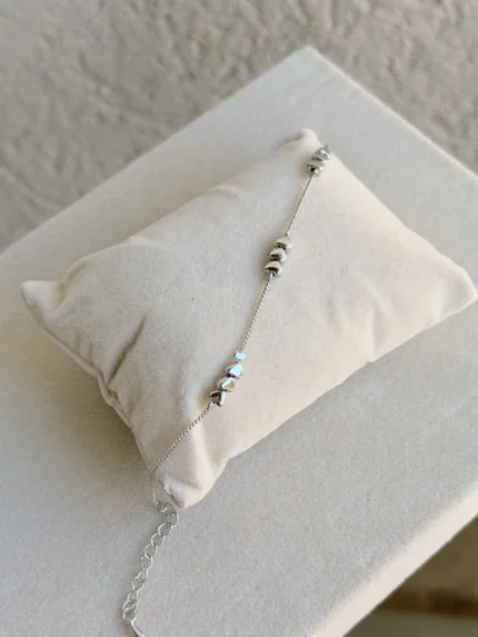 Silver Mini Heart Bracelet
