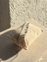 Silver evil eye Bracelet - Image 2