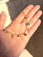 Multicolour Drop Bracelet - Image 2