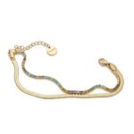 dainty layered bracelet