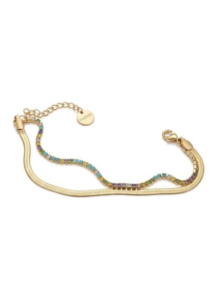 dainty layered bracelet