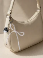 Pearly Heart Keychain