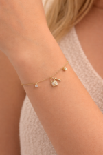 Lock Charm Bracelet