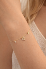 Leaf Charm Bracelet - Image 3