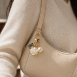 White Mini Charm Keychain