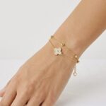 Gold Layered Clover Bracelet