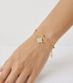 Gold Layered Clover Bracelet