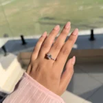 Silver Solitair Ring