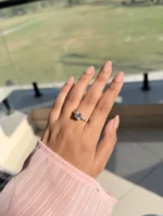 Silver Solitair Ring