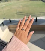 Silver Solitair Ring - Image 3