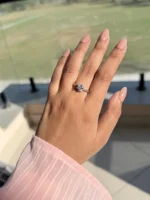 Studded Solitair Ring - Image 2