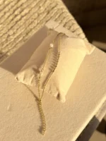 Gold layered thin wrist bracelet ( Baby size) - Image 2