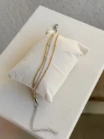 Three tone layered bracelet - Image 2