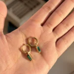 Emerald Drop Earrings