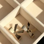 Gold Dangle Bow Earrings