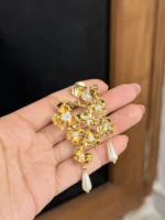 Crysta Long Dangling Earrings - Image 3