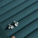 Silver Cherry Studs