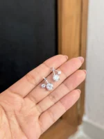 Silver Cherry Studs - Image 2