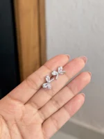 Bow Stud Earrings - Image 3