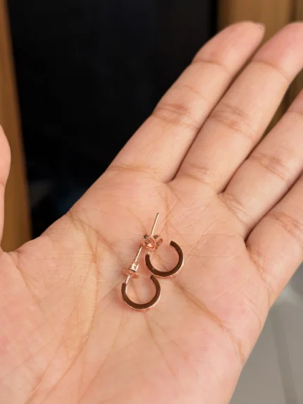 Mini Rosegold Hoops