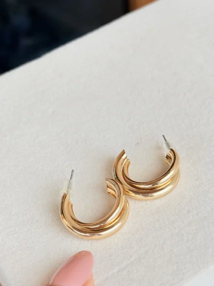 Chunky Hoop Earrings