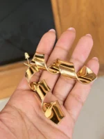 Twisted Statement Earrings - Image 2