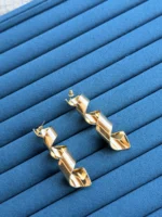 Twisted Statement Earrings - Image 3