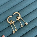 Dangling Moon Earrings