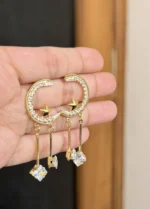 Dangling Moon Earrings - Image 2