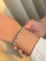 Silver Frost Link Handcuff