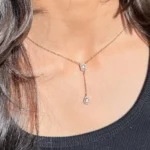 Studded Drop Pendent