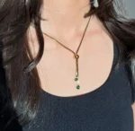 Emerald Drop Necklace