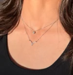 Double Layer Silver Pendent - Image 2