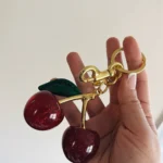 Cherry Charm Keychain