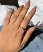 Dainty Leaf Ring - Image 2