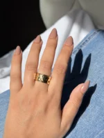 Statement Hole Ring