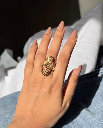 Statement Spiral Ring