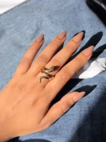 Statement Snake Ring