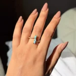 Aqua Marine Ring
