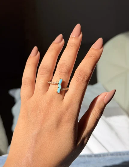 Aqua Marine Ring