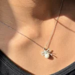 Studded Pearl Pendent